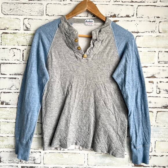 Vintage 70’s-80’s Henley Ragland Single Stitch Shirt Size Medium 16x24 - Picture 1 of 8